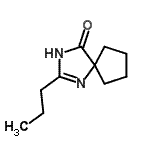 CAS#: 148236-54-8, 2-Propyl-1,3-Diazaspiro[4.4]Non-1-En-4-One