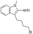 CAS#: 148237-18-7, 3-(4-Bromobutyl)-1-Methyl-1H-Indole-2-Carbonitrile