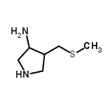 CAS#: 148305-05-9, 4-[(Methylsulfanyl)Methyl]-3-Pyrrolidinamine