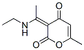 CAS 登录号:148372-95-6, (3E)-3-(1-乙基氨基亚乙基)-6-甲基吡喃-2,4-二酮