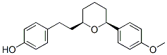 CAS#: 1484-91-9, 4-[2-[(2R,6S)-6-(4-Methoxyphenyl)Oxan-2-Yl]Ethyl]Phenol