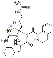 CAS#: 148416-85-7, (2S)-2-[[(2S,3aS,7aS)-1-[2-[(2S)-2-Amino-3-Hydroxypropanoyl]3,4-Dihydro-1H-Isoquinoline-3-Carbonyl]2,3,3a,4,5,6,7,7a-Octahydroindole-2-Carbonyl]Amino]-5-(Diaminomethylideneamino)Pentanoic Acid