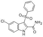 CAS#: 148472-83-7, 5-Chloro-3-Phenylsulfonyl-1H-Indole-2-Carboxamide