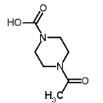 CAS#: 148490-38-4, 4-Acetyl-1-Piperazinecarboxylic Acid
