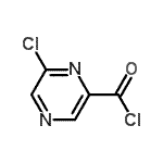 CAS 登录号：148673-71-6， 6-氯-2-吡嗪甲酰氯