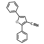 CAS#: 1487-08-7, 2,5-Diphenyl-3-Furonitrile