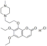 CAS#: 148711-81-3, 6,7-Diethoxy-8-[3-(4-Methylpiperazin-1-Yl)Propoxy]Chromen-2-One Hydrochloride