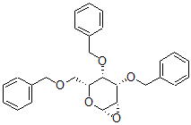 CAS 登录号：148888-66-8， (1S,2S,3S,4R,6R)-2,3-二(苯基甲氧基)-4-(苯基甲氧基甲基)-5,7-二氧杂双环[4.1.0]庚烷