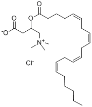 CAS#: 149116-07-4, 3-Carboxy-N,N,N-Trimethyl-2-[(1-Oxoeicosyl)Oxy]-1-Propanaminium Chloride (1:1)