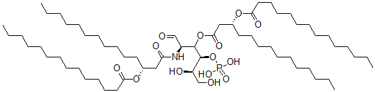 CAS#: 149118-02-5, [(3R)-1-[(2R,4S,5R)-5,6-Dihydroxy-1-Oxo-4-Phosphonooxy-2-[[(3R)-3-Tetradecanoyloxytetradecanoyl]Amino]Hexan-3-Yl]Oxy-1-Oxotetradecan-3-Yl] Tetradecanoate