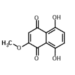 CAS#: 14918-66-2, 5,8-Dihydroxy-2-Methoxy-1,4-Naphthoquinone