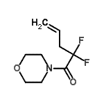 CAS 登录号：149229-28-7， 2,2-二氟-1-(4-吗啉基)-4-戊烯-1-酮