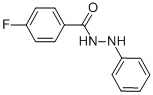CAS 登录号：1496-02-2， 4-氟苯甲酸2-苯基酰肼