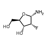 CAS#: 149624-21-5, 2-Deoxy-2-Fluoro-alpha-D-Ribofuranosylamine