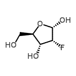 CAS#: 149624-22-6, 2-Deoxy-2-Fluoro-alpha-D-Ribofuranose