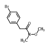 CAS#: 149652-50-6, 2-(4-Bromophenyl)-N-Methoxy-N-Methylacetamide
