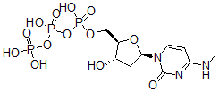 CAS#: 149674-24-8, [(2R,3S,5R)-3-Hydroxy-5-(4-Methylamino-2-Oxopyrimidin-1-Yl)Oxolan-2-Yl]Methyl (Hydroxy-Phosphonooxyphosphoryl) Hydrogen Phosphate