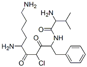 CAS 登录号:149717-33-9, 2-氨基-N-(6,10-二氨基-4-氯-3,5-二氧代-1-苯基癸烷-2-基)-3-甲基丁烷酰胺