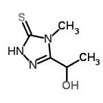 CAS#: 149762-19-6, 5-(1-Hydroxyethyl)-4-Methyl-2,4-Dihydro-3H-1,2,4-Triazole-3-Thione