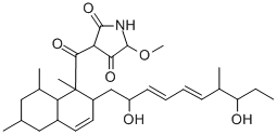 CAS 登录号：149779-39-5， 4-[2-[(3E,5E)-2,8-二羟基-7-甲基癸-3,5-二烯基]-1,6,8-三甲基4a,5,6,7,8,8a-六氢-2H-萘-1-羰基]-5-羟基-2-甲氧基-1,2-二氢吡咯-3-酮