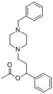 CAS#: 149848-05-5, [1-Phenyl-3-[4-(Phenylmethyl)Piperazin-1-Yl]Propyl] Acetate