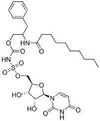 CAS#: 149970-64-9, [2-(Decanoylamino)-3-Phenylpropyl] N-[[(2R,3S,4R,5R)-5-(2,4-Dioxopyrimidin-1-Yl)-3,4-Dihydroxyoxolan-2-Yl]Methoxysulfonyl]Carbamate