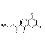 CAS#: 150258-20-1, Ethyl 4-Chloro-6,8-Difluoro-3-Quinolinecarboxylate