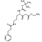 CAS#: 150618-12-5, Ethyl (4S)-7-{[(Benzyloxy)Carbonyl]Amino}-4-({[(2-Methyl-2-Propanyl)Oxy]Carbonyl}Amino)-3-Oxoheptanoate