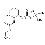 CAS#: 150618-13-6, Ethyl [(2R,3S)-3-({[(2-Methyl-2-Propanyl)Oxy]Carbonyl}Amino)-2-Piperidinyl]Acetate