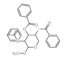 CAS#: 15076-96-7, Methyl 2-O,3-O,4-S-Tribenzoyl-4-Thio-alpha-D-Xylopyranoside