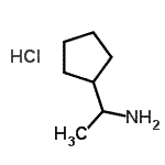 CAS#: 150812-09-2, 1-Cyclopentylethanamine Hydrochloride (1:1)