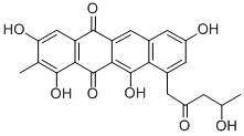 CAS#: 150829-94-0, 1,3,8,11-Tetrahydroxy-10-(4-Hydroxy-2-Oxopentyl)-2-Methyltetracene-5,12-Dione
