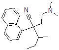 CAS 登录号：1509-15-5， alpha-[2-(二甲基氨基)乙基]-alpha-(1-甲基丙基)-1-萘乙腈