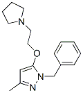 CAS#: 15090-08-1, 1-Benzyl-3-Methyl-5-[2-(1-Pyrrolidinyl)Ethoxy]-1H-Pyrazole