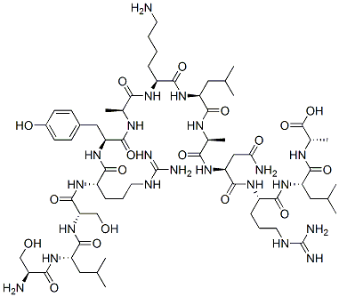 CAS#: 150942-61-3, Seryl-leucyl-seryl-arginyl-tyrosyl-alanyl-lysyl-leucyl-alanyl-asparaginyl-arginyl-leucyl-alanine