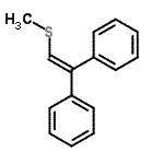 CAS#: 15096-10-3, 1,1'-[2-(Methylsulfanyl)-1,1-Ethenediyl]Dibenzene