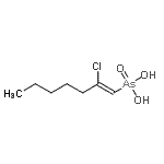 CAS#: 151-07-5, [(1Z)-2-Chloro-1-Hepten-1-Yl]Arsonic Acid