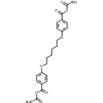 CAS#: 151078-50-1, Acetyl 4-[6-(4-Acetoxycarbonylphenoxy)Hexoxy]Benzoate