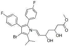 CAS 登录号：151106-12-6， 甲基(E,3S,5R)-7-[4-溴-2,3-二(4-氟苯基)-5-丙-2-基吡咯-1-基]-3,5-二羟基庚-6-烯酸酯