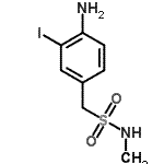 CAS 登录号：151140-66-8， 1-(4-氨基-3-碘苯基)-N-甲基甲烷磺酰胺