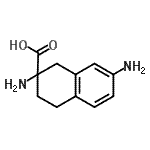 CAS#: 151153-06-9, 2,7-Diamino-1,2,3,4-Tetrahydro-2-Naphthalenecarboxylic Acid