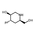 CAS#: 151253-52-0, (3S,4S,6R)-4-Fluoro-6-(Hydroxymethyl)-3-Piperidinol