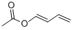 CAS 登录号：1515-76-0， 1-乙酰氧基-1,3-丁二烯