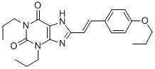 CAS#: 151539-43-4, 8-[(E)-2-(4-Propoxyphenyl)Ethenyl]-1,3-Dipropyl-7H-Purine-2,6-Dione