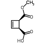 CAS 登录号：151715-95-6， (1S,4R)-4-(甲氧羰基)-2-环丁烯-1-羧酸