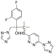 CAS#: 151856-47-2, 2-(2,4-Difluorophenyl)-3-Methyl-1-(1,2,4-Triazol-1-Yl)-3-[6-(1,2,4-Triazol-1-Yl)Pyridazin-3-Yl]Sulfanylbutan-2-Ol