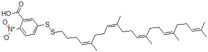 CAS#: 151868-50-7, 2-Nitro-5-[(4Z,8Z,12Z,16Z)-5,9,13,17,21-Pentamethyldocosa-4,8,12,16,20-Pentaenyl]Disulfanylbenzoic Acid