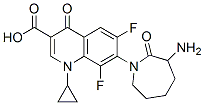 CAS 登录号:151895-29-3, 7-(3-氨基-2-氧代氮杂环庚-1-基)-1-环丙基-6,8-二氟-4-氧代喹啉-3-羧酸