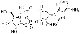 CAS#: 151898-26-9, (2S,3R,4S,5R)-2-[[(1S,8R,10R,11R)-10-(6-Amino-8-Bromo-Purin-9-Yl)-5,11-Dihydroxy-3,5-Dioxo-2,4,6,9-Tetraoxa-3lambda<Sup>5</Sup>,5lambda<Sup>5</Sup>-Diphosphabicyclo[6.3.0]Undecan-3-Yl]Oxy]-5-(Hydroxymethyl)Tetrahydrofuran-3,4-Diol