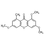 CAS#: 15222-54-5, 1,3,6-Trimethoxy-8-Methyl-9H-Xanthen-9-One